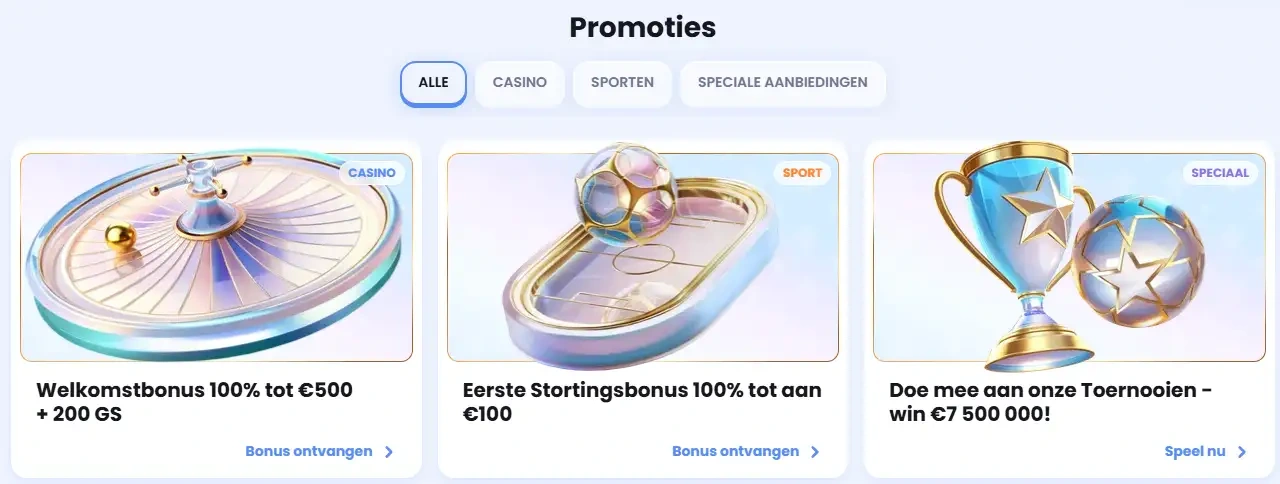Casinolab Casino bonussen en promoties